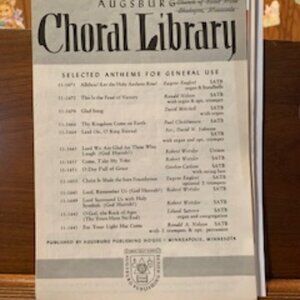 vocal sheet music